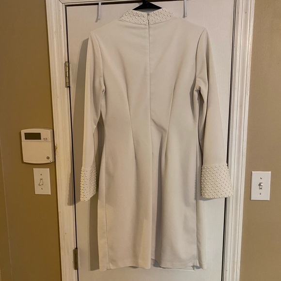 Karl Lagerfield White Pearl Dress 6 - Picture 5 of 5
